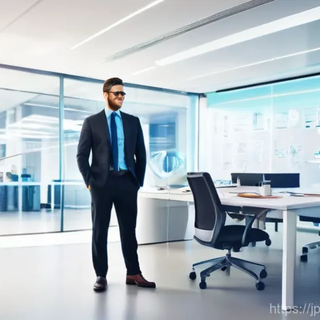 T자형 전문성 개발을 위한 협업의 중요성 - **Prompt 1: The Visionary T-Shaped Professional**
    A vibrant, medium shot of a confident, gender-...