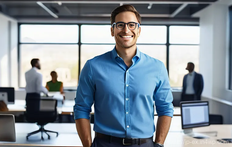 T자형 전문성과 글로벌 협업의 중요성 - A dynamic, full-body shot of a diverse, gender-neutral professional, dressed in smart business casua...